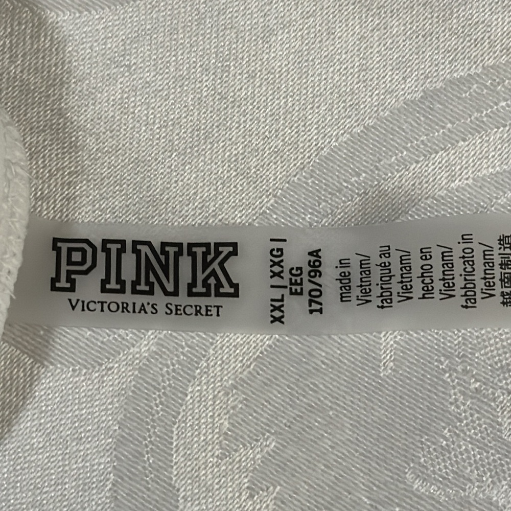 NWOT white PINK By Victorias Secret high waist bikini bottom. Size XXL/XXG/EEG - Picture 5 of 6